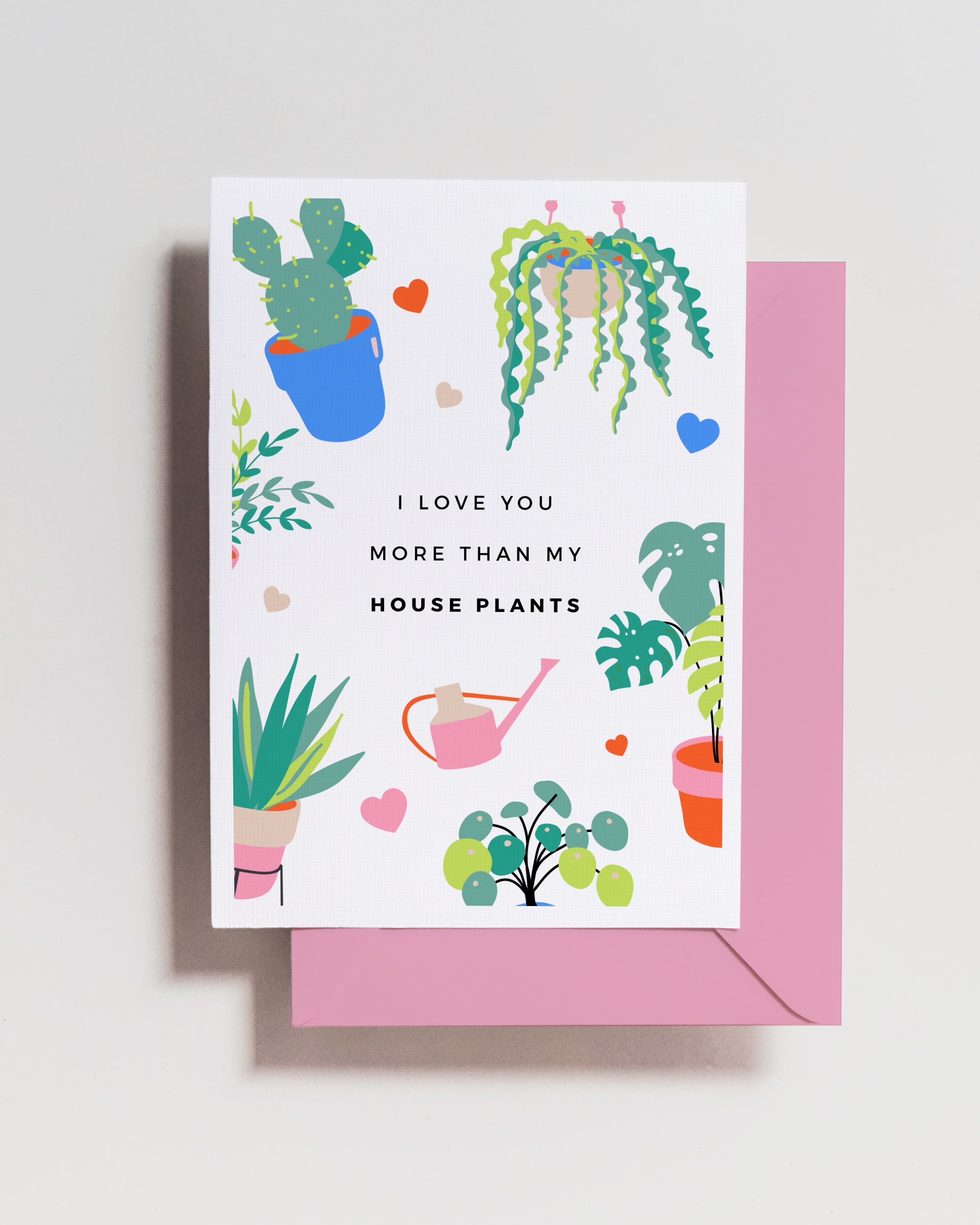 House Plants Love Card