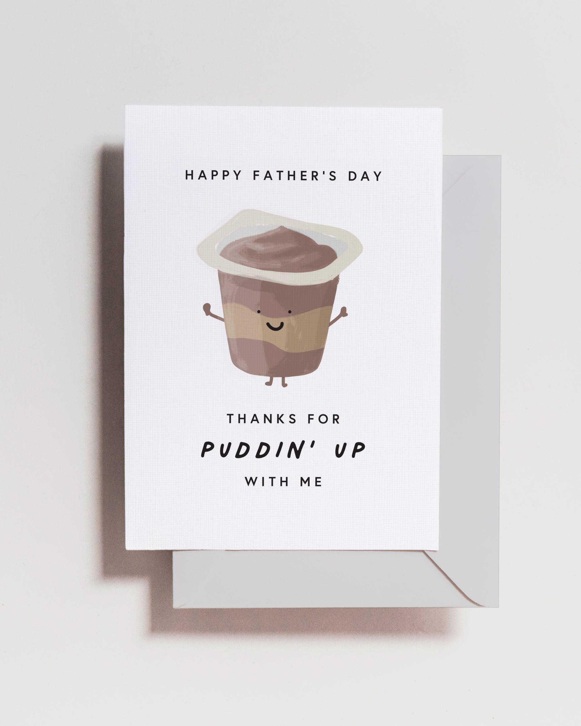 Cute Pudding Father's Day Card