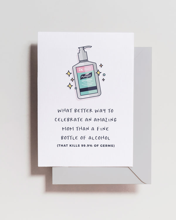Sanitizer Mother's Day Card