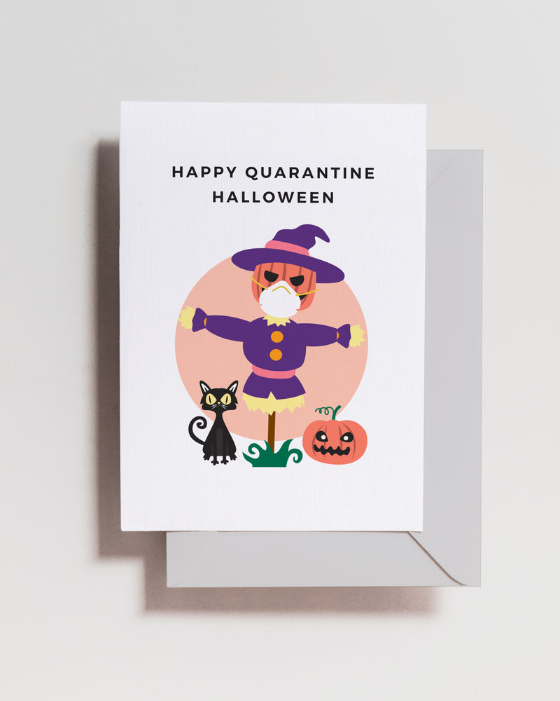 Quarantine Halloween Card