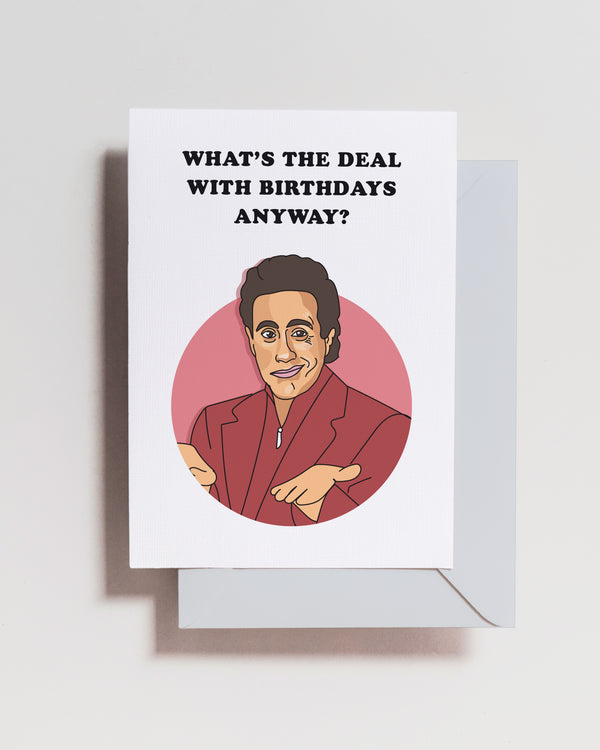 Jerry Seinfeld Birthday Card