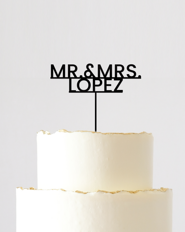 Simple Cake Topper