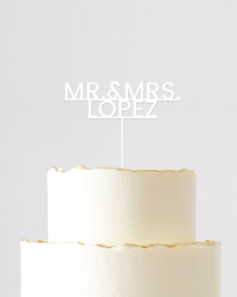 Simple Cake Topper