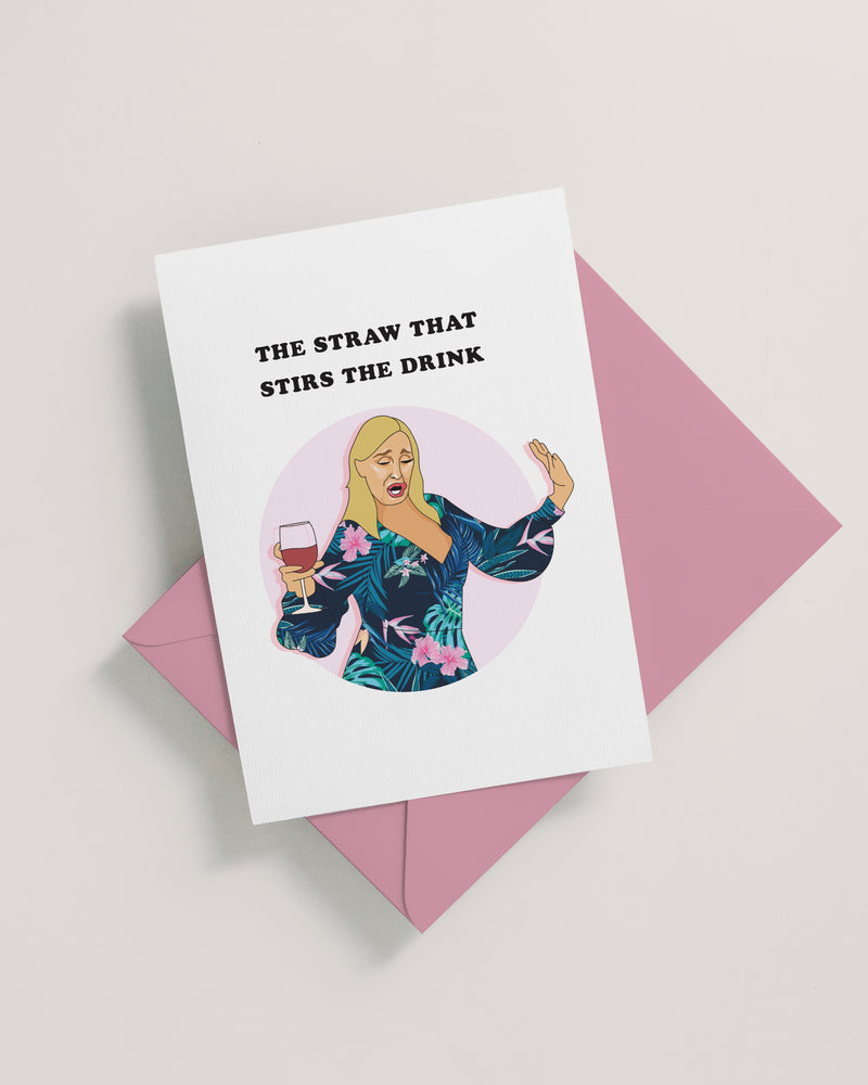 Sonja Stir the Drink Card
