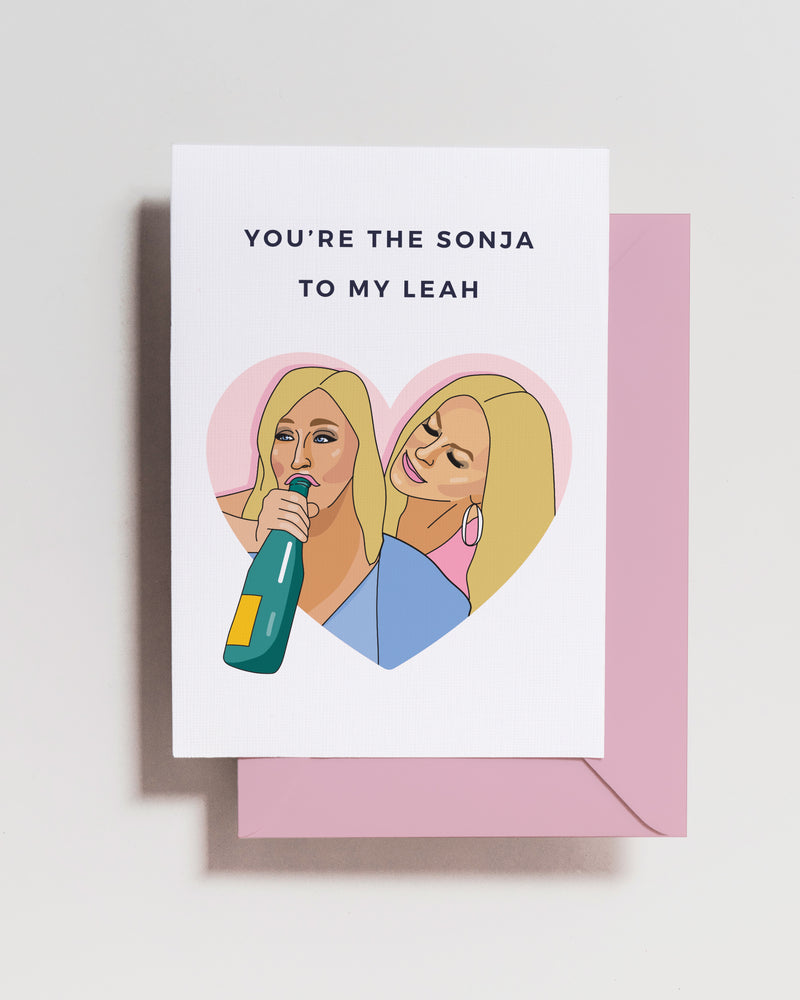 Sonja to my Leah - Card
