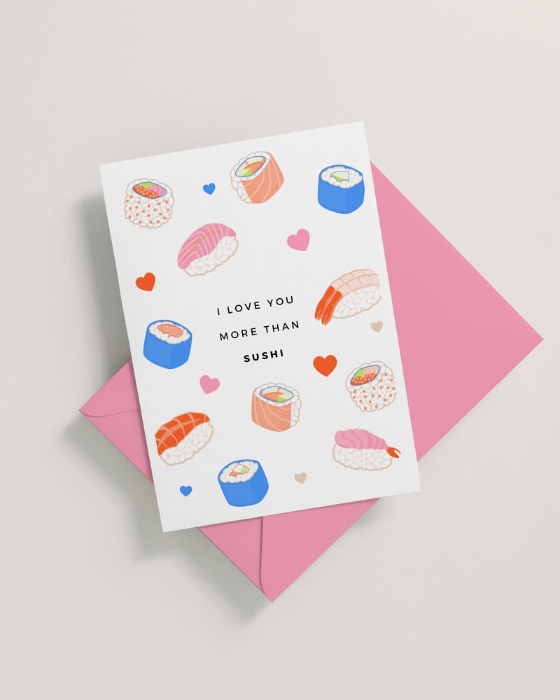 Sushi Love Card