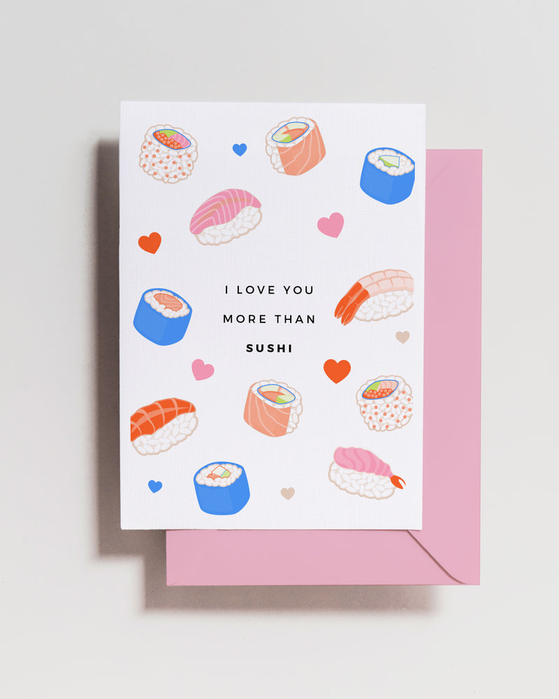 Sushi Love Card