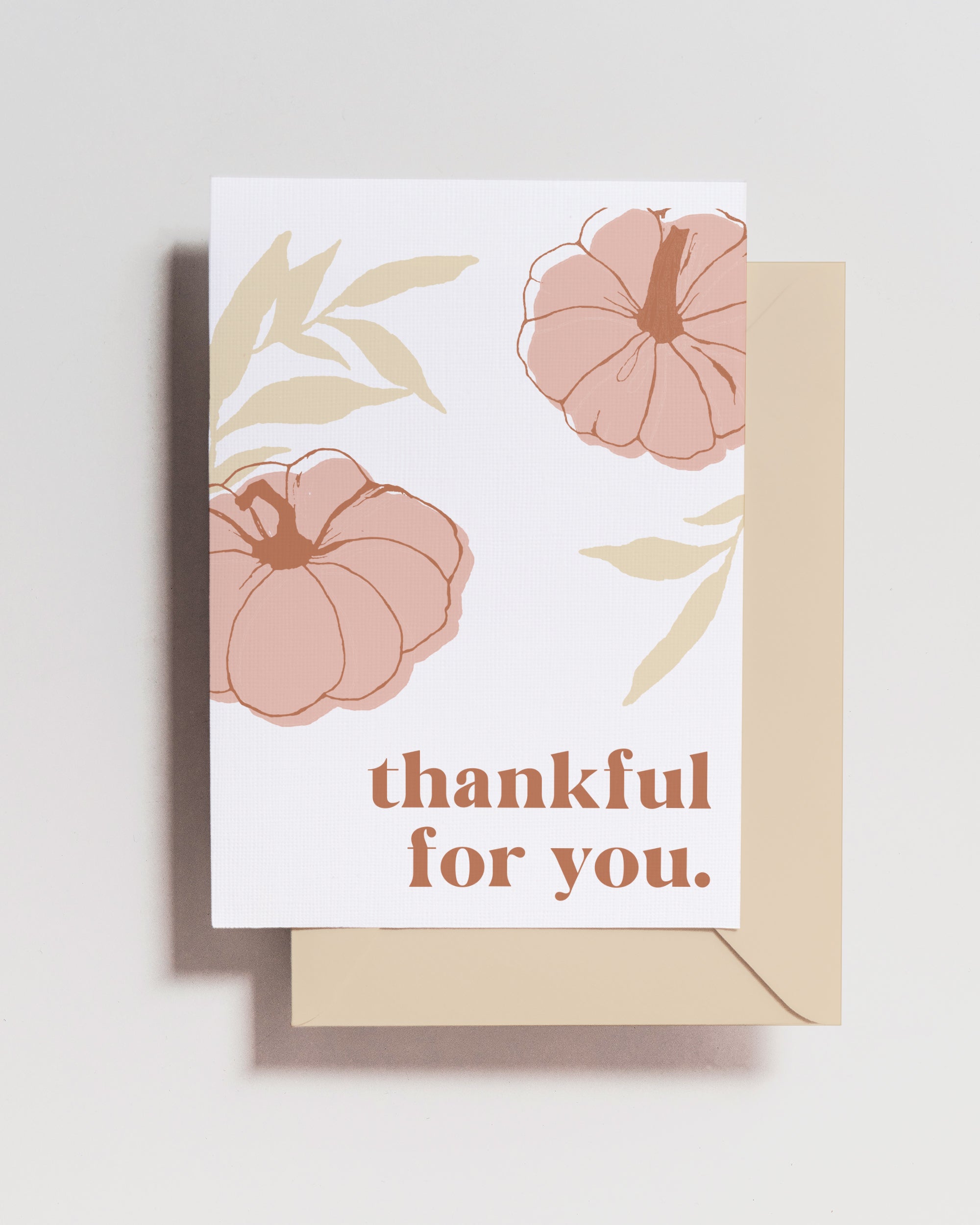 Thankful for you Card
