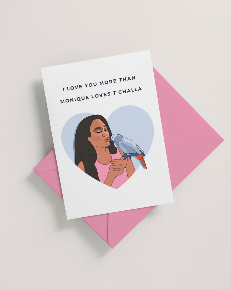 Monique + T'Challa Card