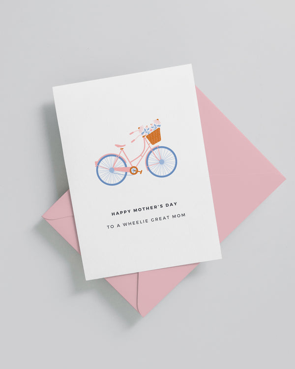 Bike Pun Mom Card