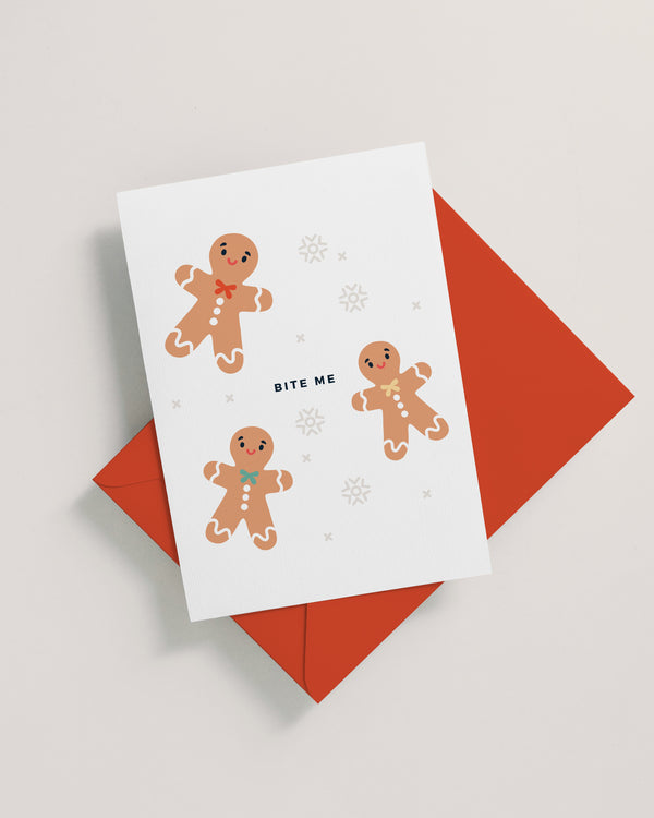 Gingerbread Holiday Christmas Card