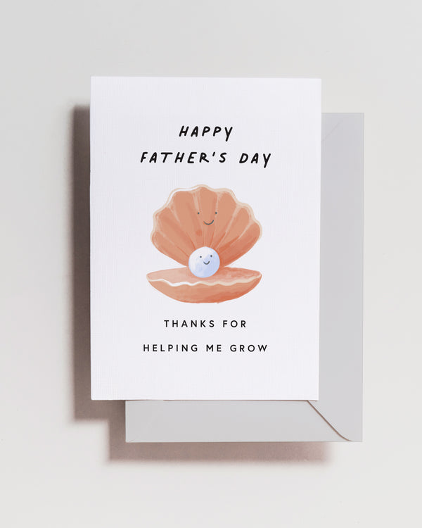 Cute Clam Father's Day Card