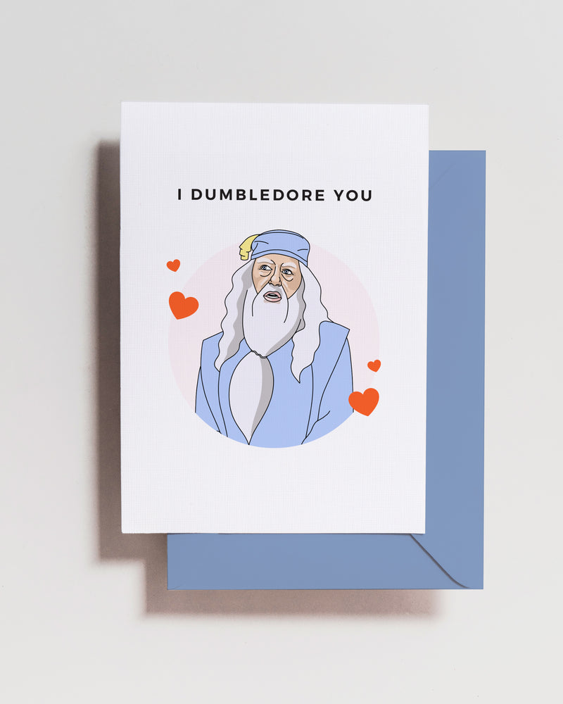 Dumbledore Love You Pop Culture Inspired Card
