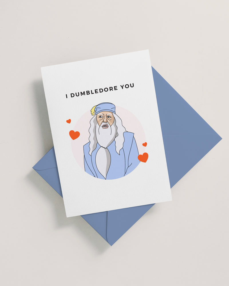 Dumbledore Love You Pop Culture Inspired Card