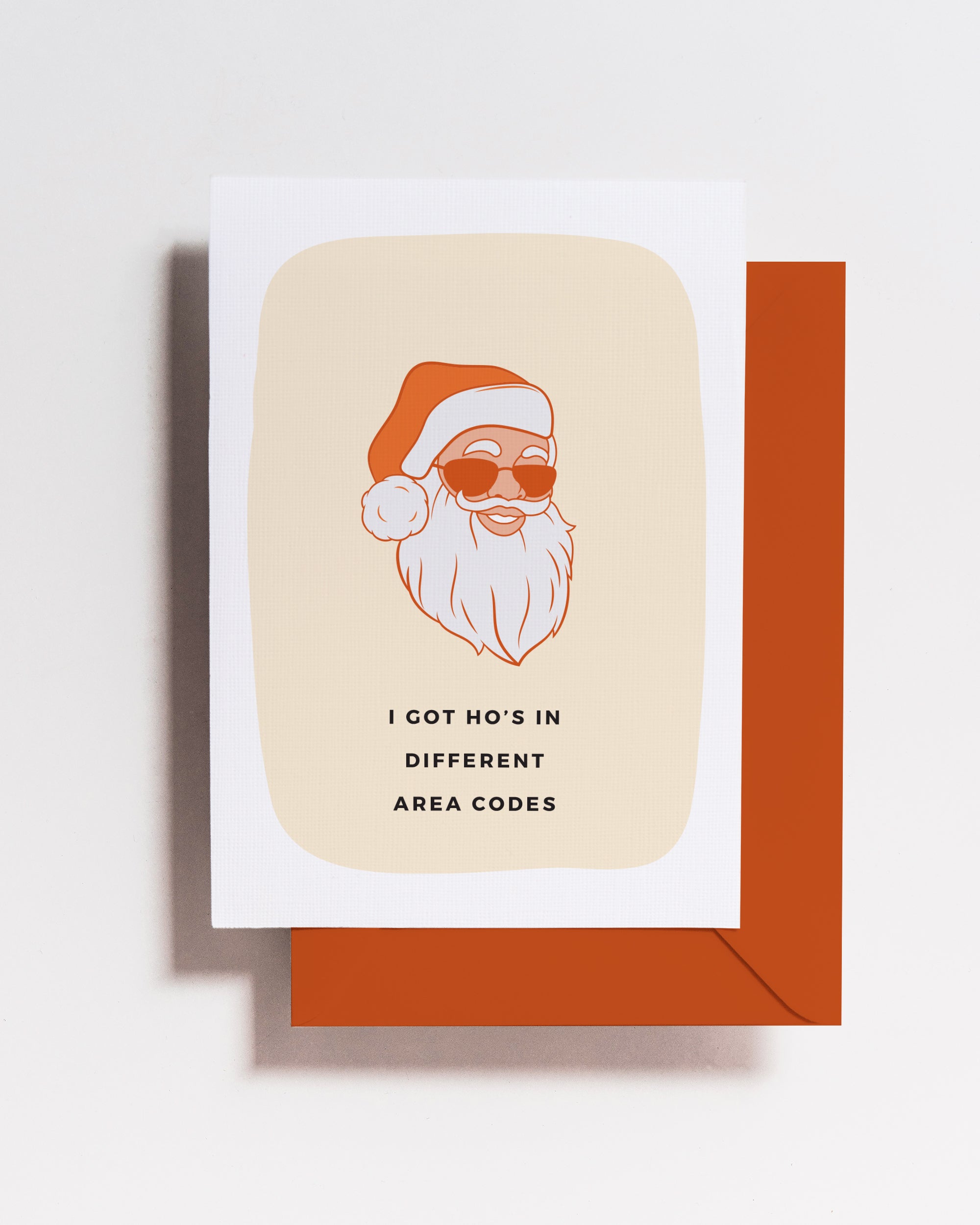 Funny Santa Card