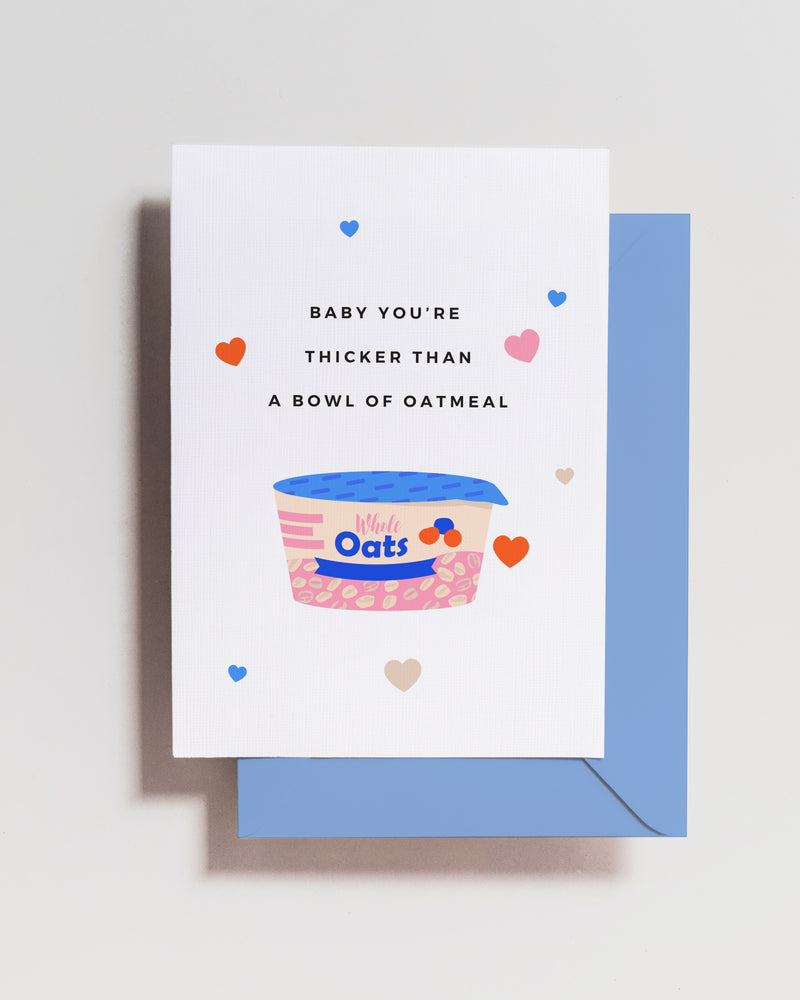Bowl of Oat Meal Card