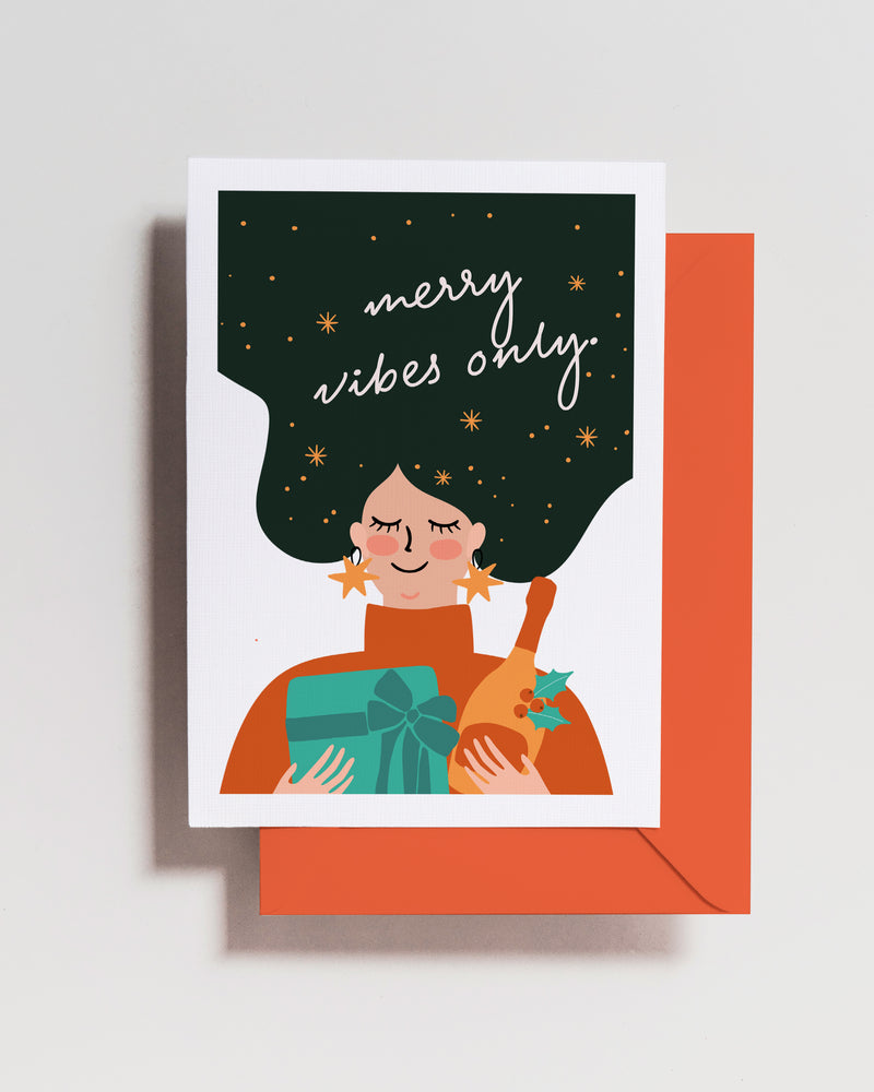 Merry Vibes Only Card