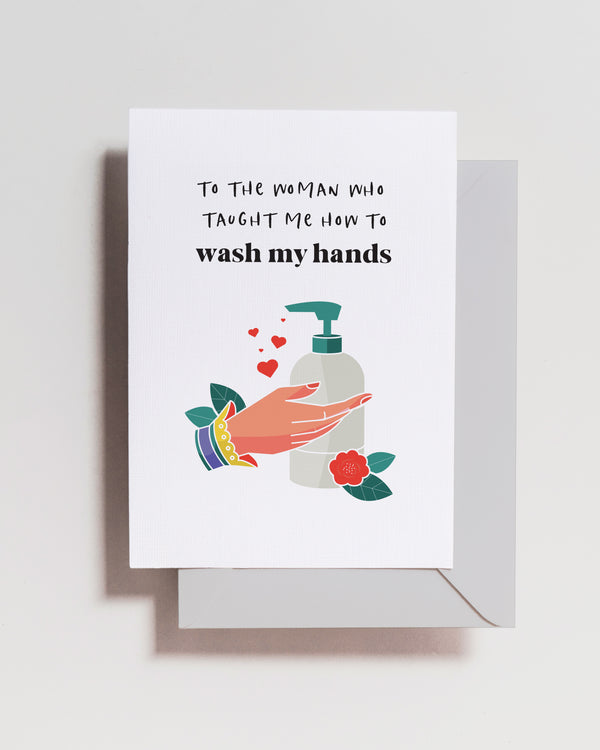 Wash Hands Card